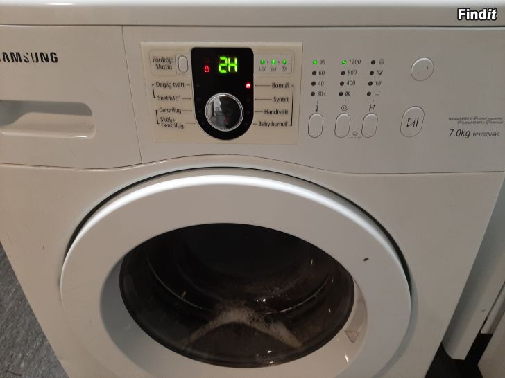 Säljes Snygg Samsung 7 kg tvättmaskin