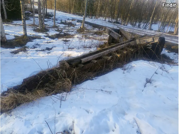 Säljes Stor traktor dragen båttrailer