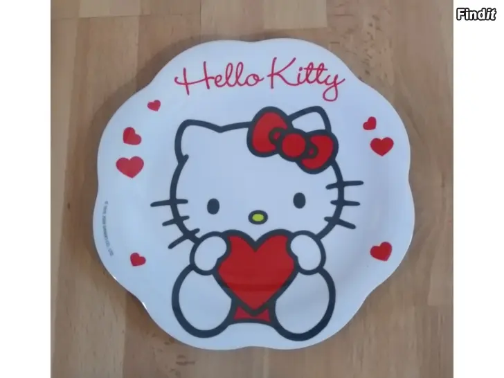 Säljes Hello Kitty lautanen Sanrio -hinta 2e