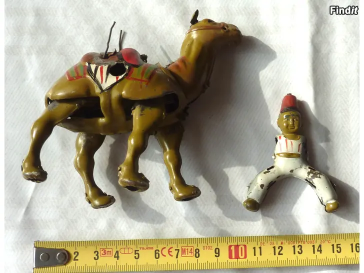 Myydään Vintage tin toy Camel peltilelu