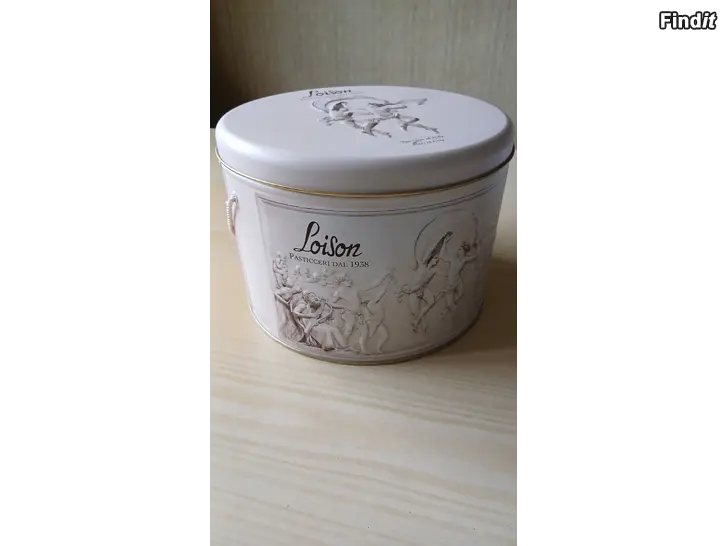 Myydään Loison plåtburk/peltirasia