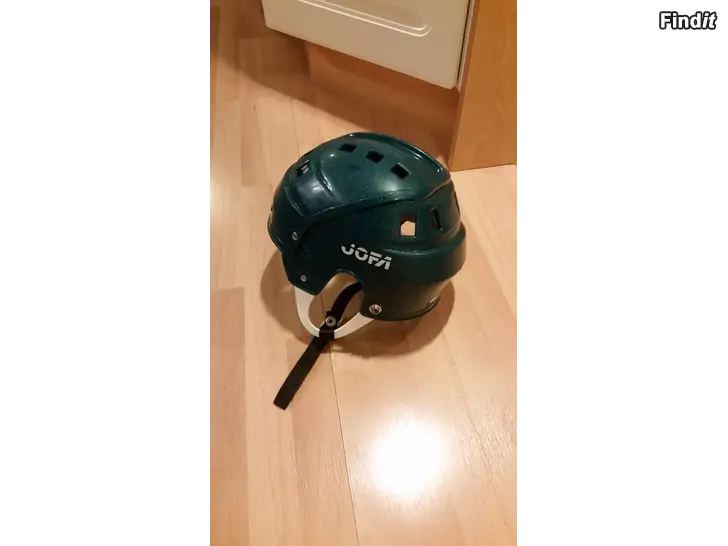 Myydään JOFA vihreä lasten urheilukypärä -10e