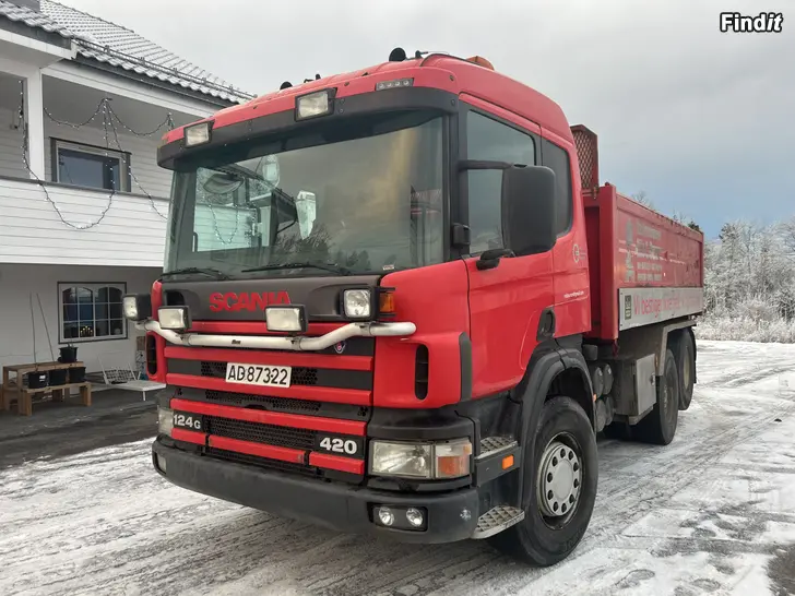 Säljes 2000 Tippbil SCANIA 124G 420 EU-godkjent