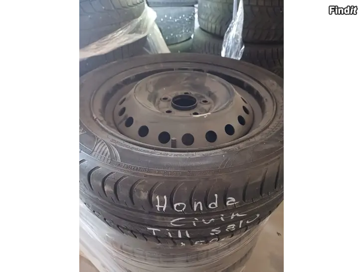 Säljes Beg däck å fälgar Honda16tum