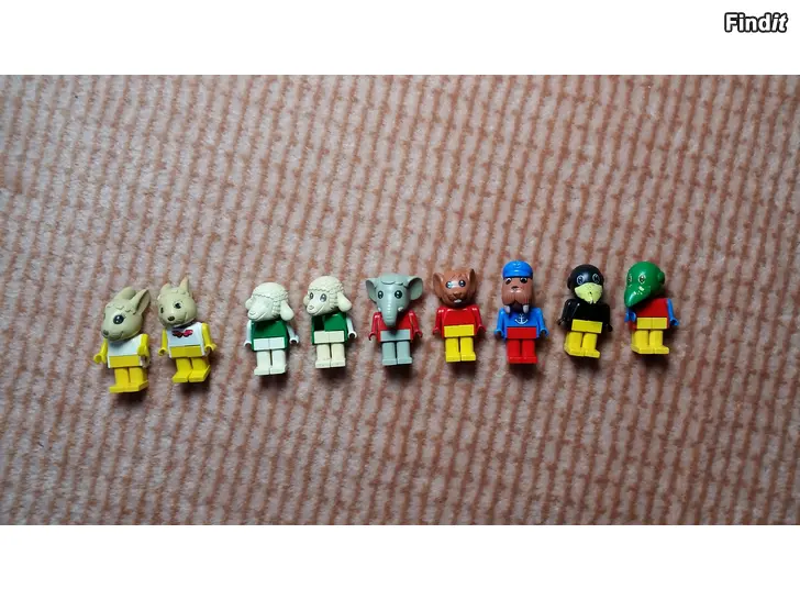 Myydään Vintage lego Fabuland Figures 9 kpl yht 8e
