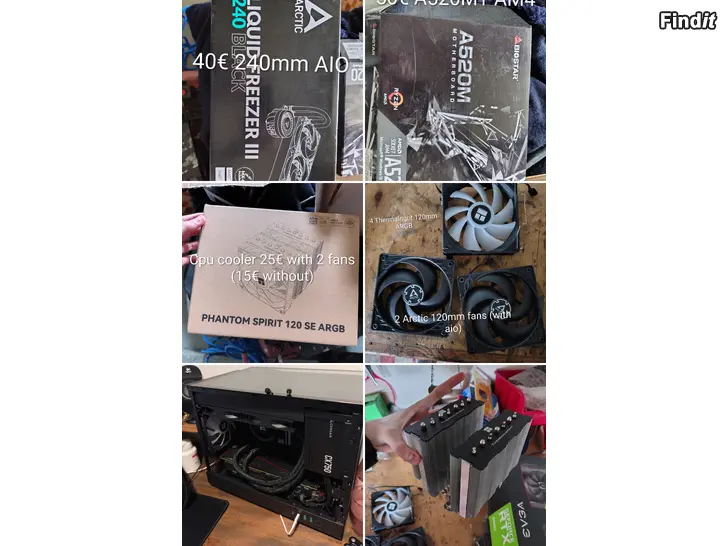 Myydään Pc components