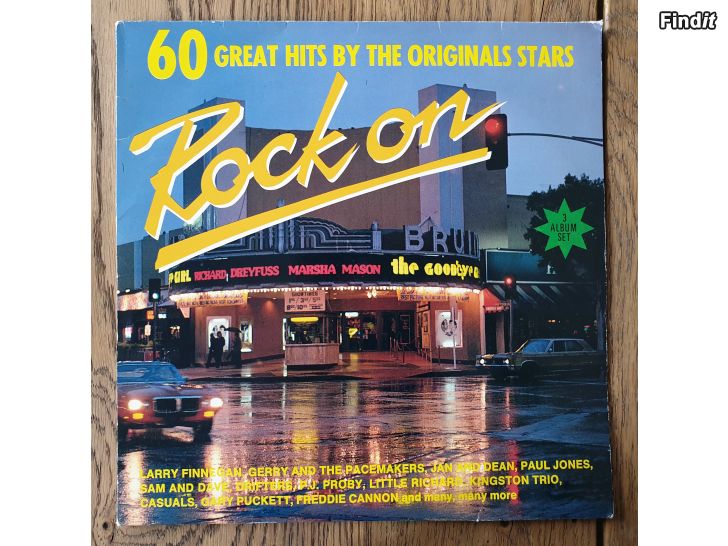 Säljes Rock on, 60 Great Hits. Vinyl 3LP