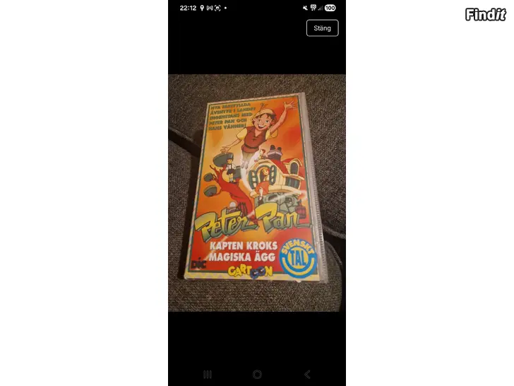 Myydään Vhs och dvd