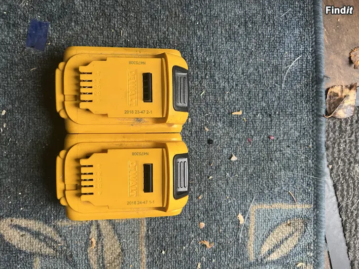 Säljes Dewalt 5ah akkur