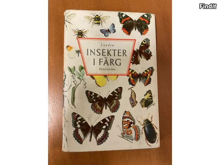 Säljes Faktabok. Insekter i färg
