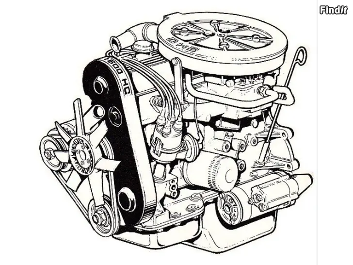 Ostetaan Köpes Ford OHC motor