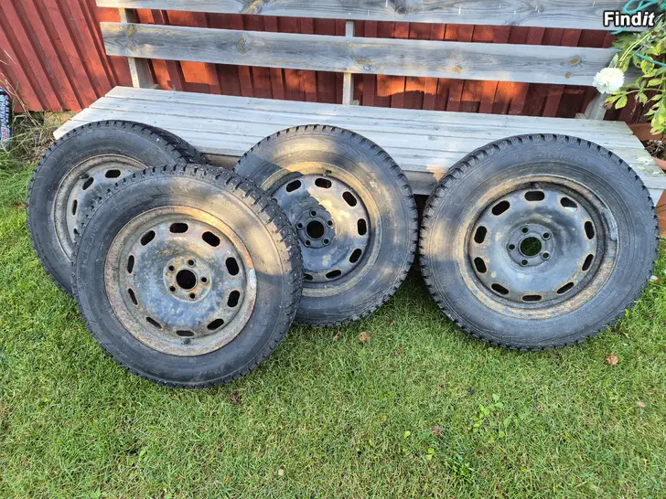 Säljes 5X100 195/65 R15Vinterdäck