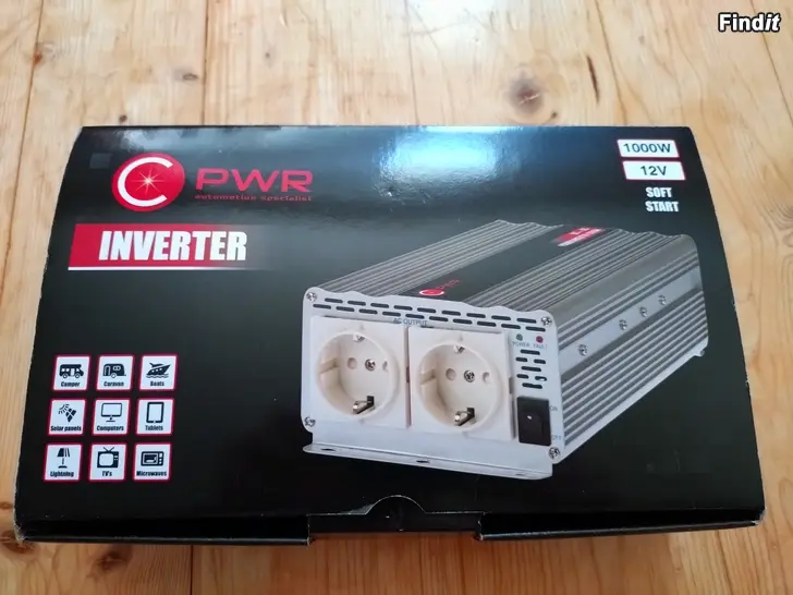 Säljes Inverter 1000W 12V-230V