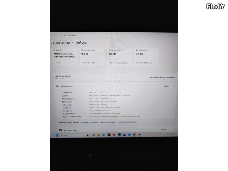 Myydään Cepter cloud kannettava tietokone