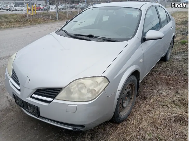 Myydään Nissan Primera 1,6 manuaali 2002 varaosina