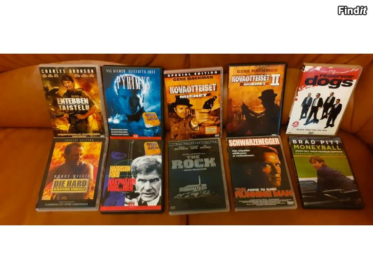 Säljes Dvd-Elokuvia Charles Bronson,Matrix,Batman,Pyhimys,Transformers yms