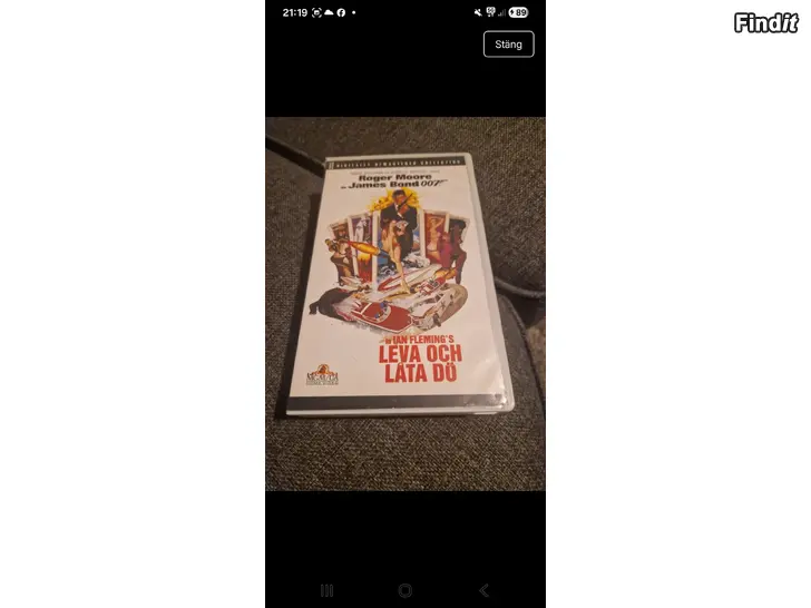 Myydään 6 st vhs kassetter