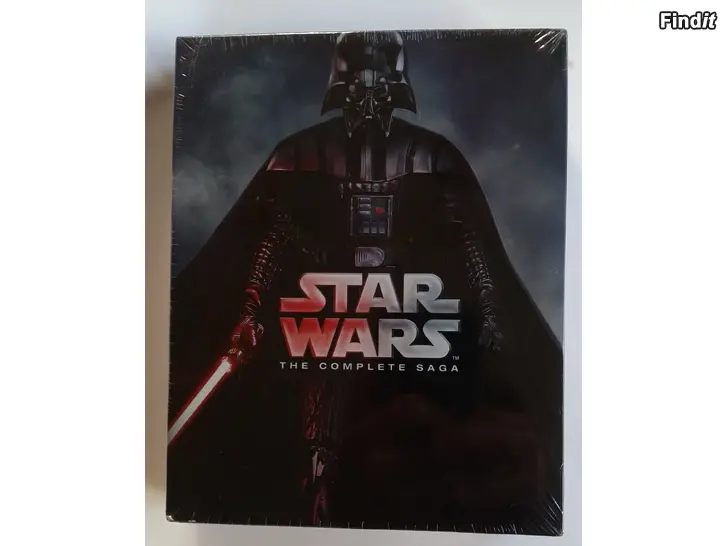 Myydään Star Wars Blue Ray kokoelma levyt avaamaton paketti 40e