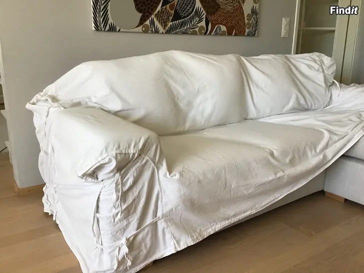 Myydään Puuvillainen sohvanpäällinen