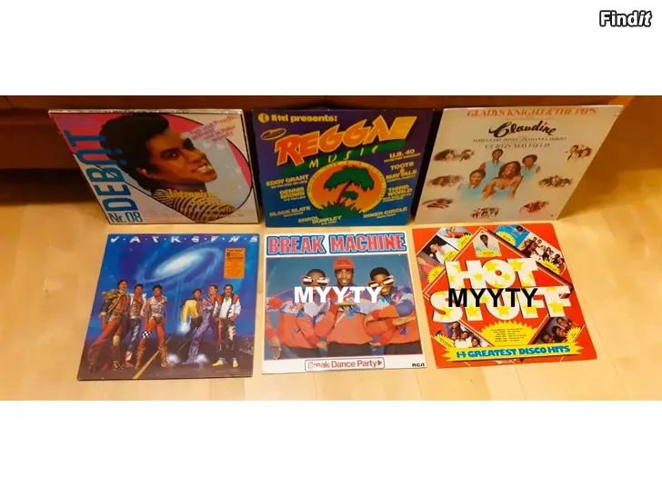 Myydään LP-levyjä Pop,Rock,Surf yms