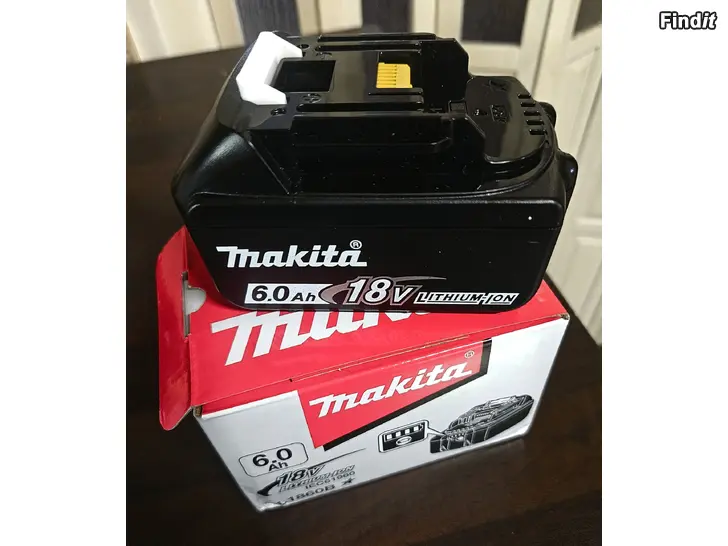 Säljes Makita LTX 6 ah uusia akkuja 2 x100e