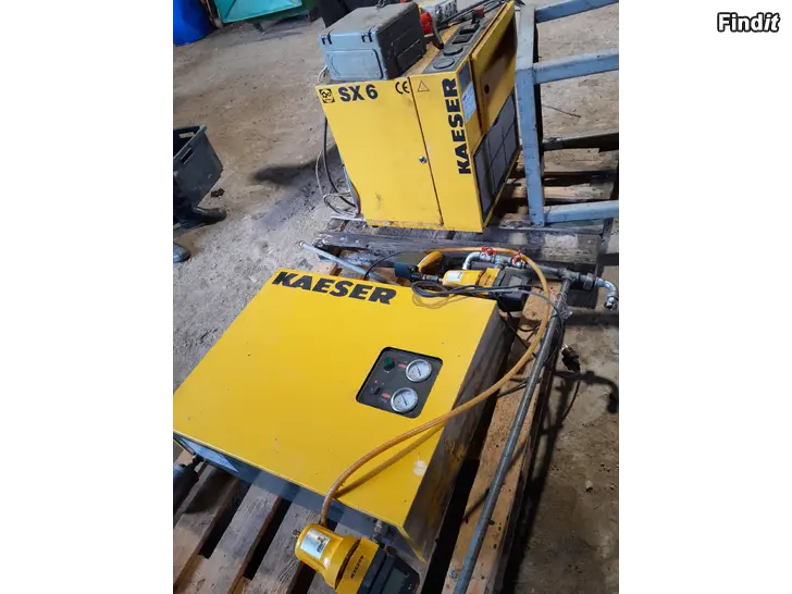 Myydään Kaeser SX6 ruuvikompura ilmankuivaajalla