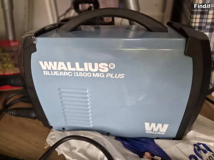 Myydään Wallius bluearc i1800 mig plus sekä tarvikkeet ja kassupullo