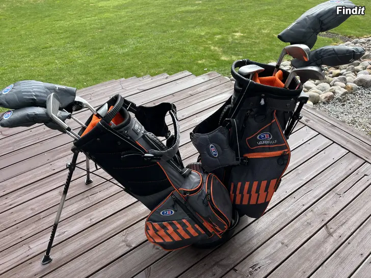 Säljes Junior golfsett och vagn