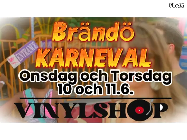 Myydään KARNEVAL STÄMNING HOS VINYLSHOP