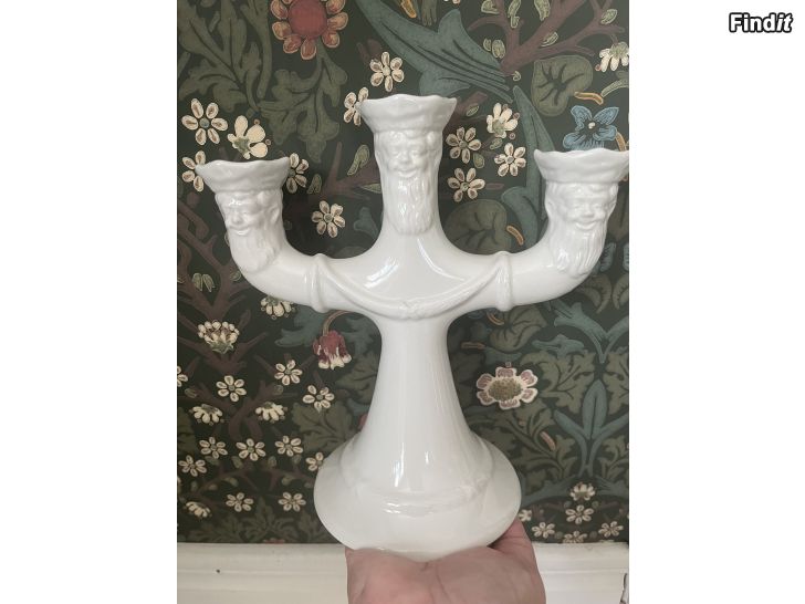 Säljes Gustavsberg/ Rörstrand God Jul ljusstake i vitt