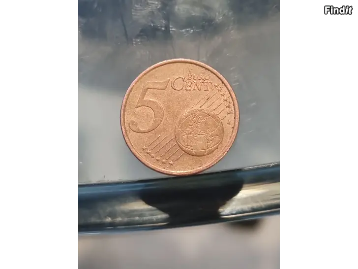 Myydään Saksalainen 5 sentin kolikko j. 2002