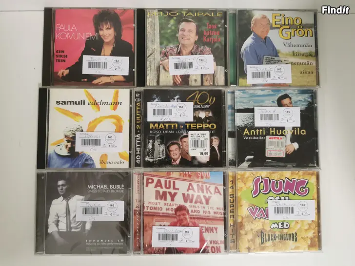 Säljes CD skivor, rock, pop, dansmusik, mm