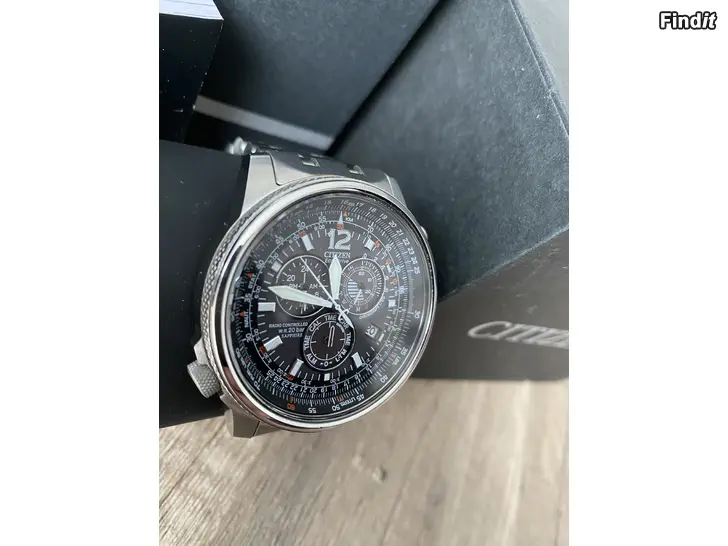 Säljes Citizen Radio Controlled Promaster Sky Black/Steel Ø47 mm AS4020-52E