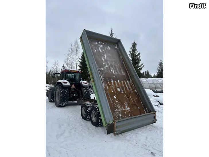 Myydään Boggievagn med hydraulisk bakläm