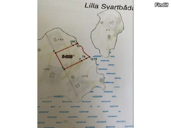 Myydään Myytävänä huvilatontti Svartbådanissa, Sundomissa