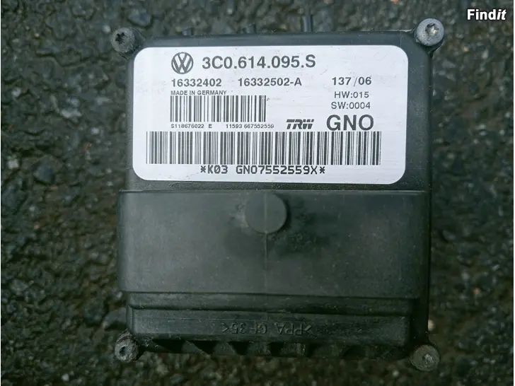 Myydään VW Passat 2007 ABS-yksikkö 3C0.614.095.S