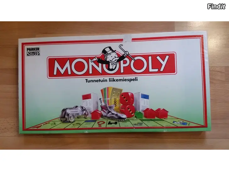 Myydään Original 1993 Parker Monopoli  -hinta 22e