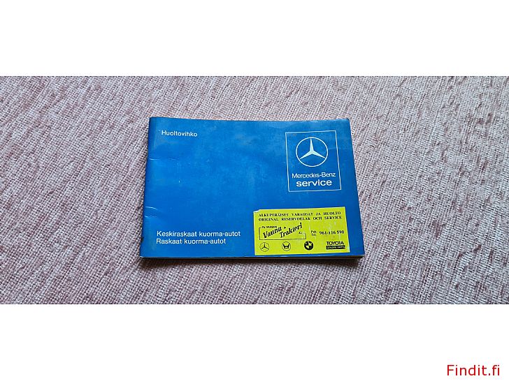 Säljes Mercedes-Benz Service bok