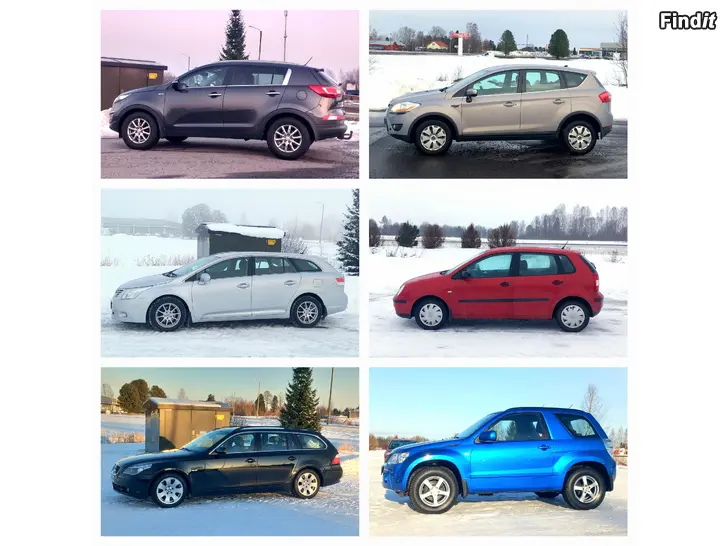 Myydään AUTOJA YLI 45 KPL EI KÄSIRAHAA EI KASKOA