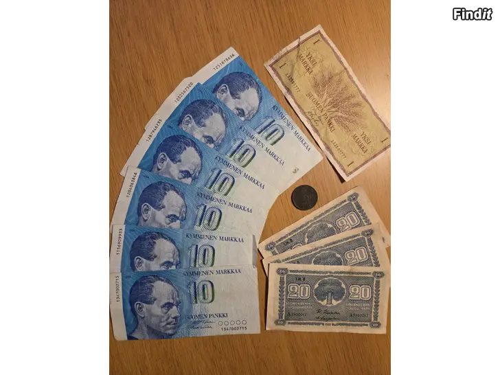 Myydään Markka seteli