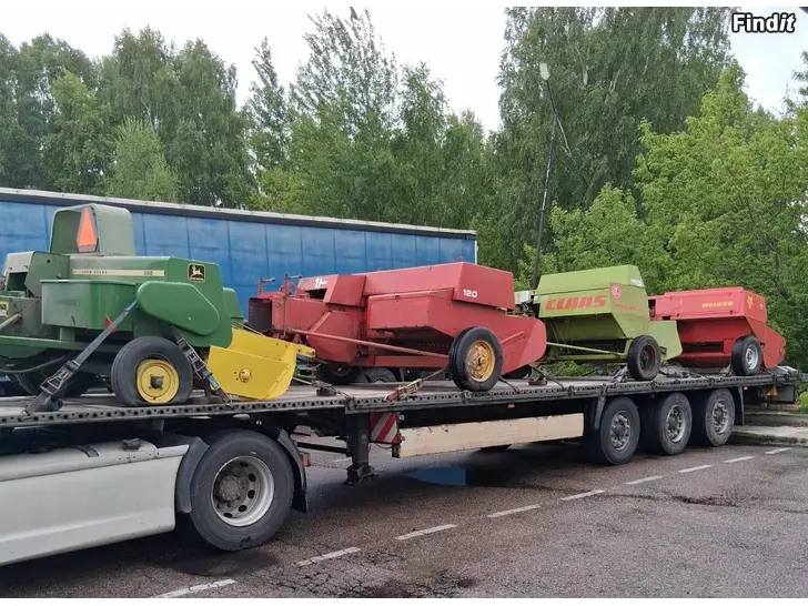 Köpes Köpes Småbalare John Deere-Welger-Claas-MF-Rivierre Casalis