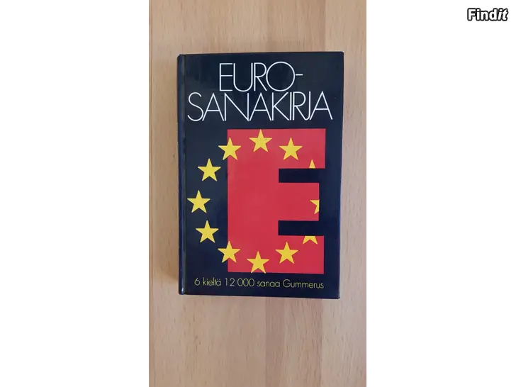 Myydään Eurosanakirja  6 kieltä - 12000 sanaa Gummerus-5e