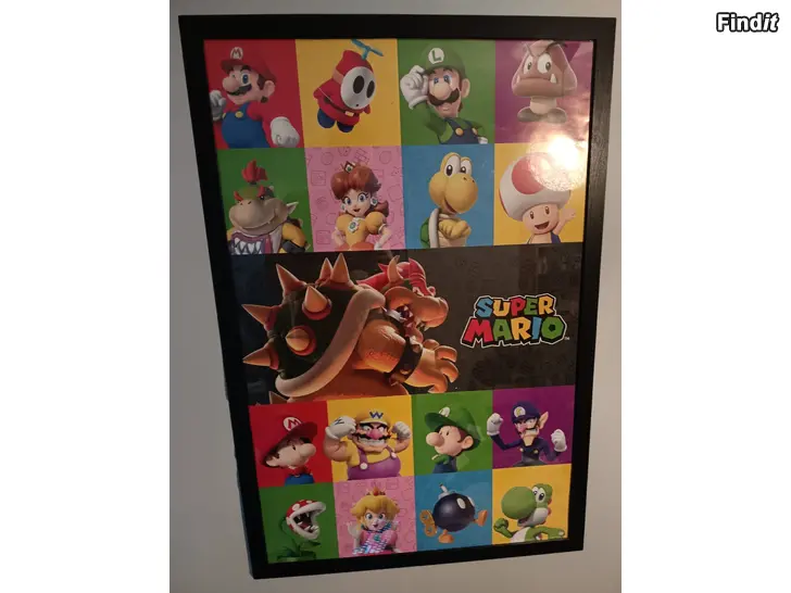 Säljes Super Mario Tavla 90x60 cm Högkvalitativ, officiellt licensierad affisch