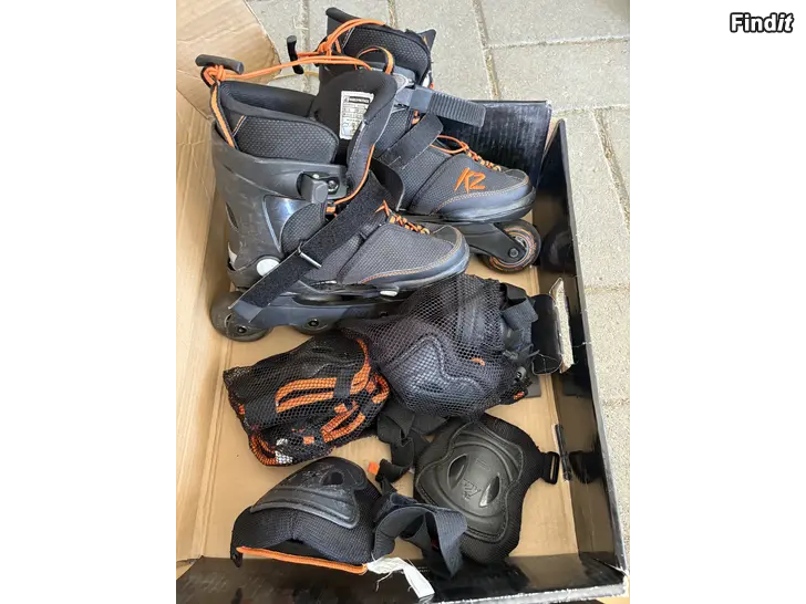Myydään K2 Raider Pro lasten säädettävät rullaluistimet 32-37