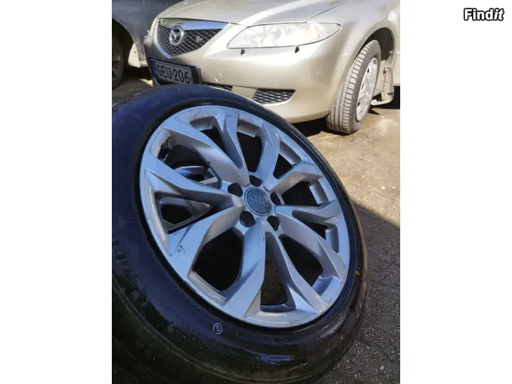 Säljes 5x112 aluminium med nytt gummi till salu