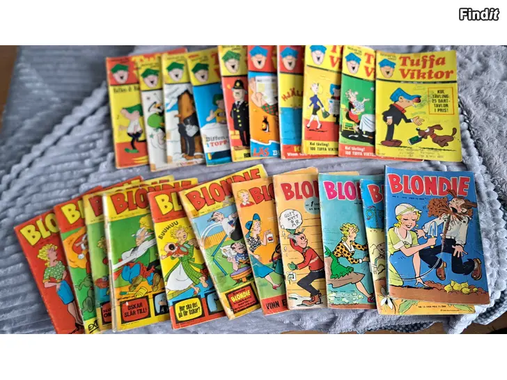 Säljes Klassisk serietidningshumor från  1950-, 1960- och 1970-talet