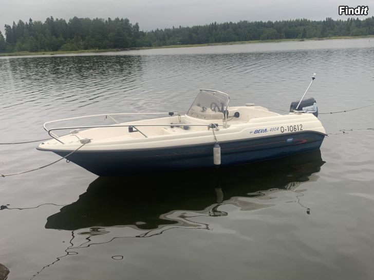 Myydään Bella 490 R Evinrude 50 EFI 4t