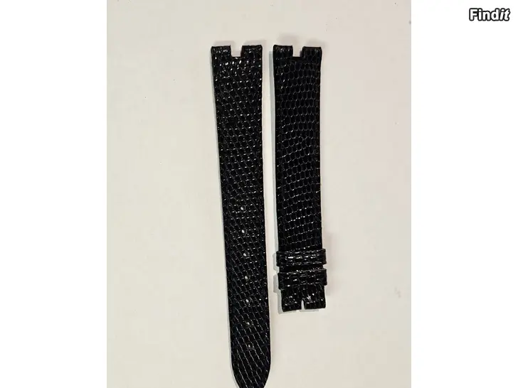 Myydään Cartier must de Paris 16 mm Musta kellon ranneke