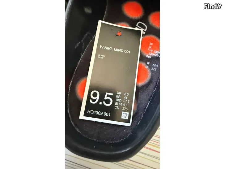 Myydään Nike Mind 001 kengät koko 43 musta
