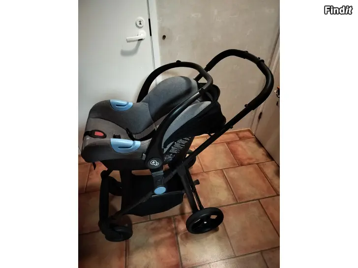 Säljes Kinder Kraft Baby bilstol, baby skydd och vagn